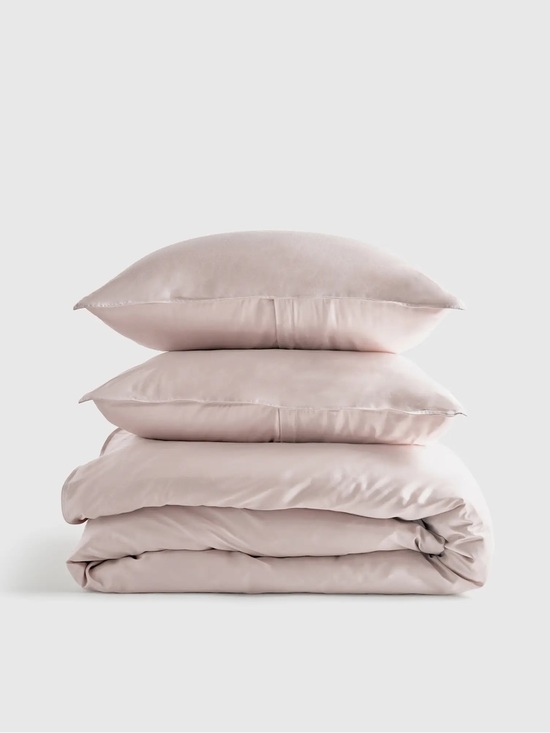 Quince Other - Quince Bamboo Duvet Cover Set Twin Soft Blush
